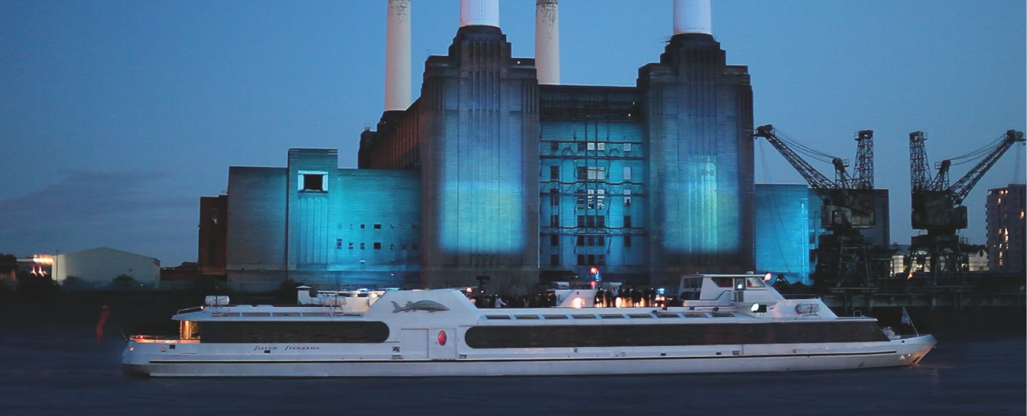 The Silver Sturgeon next to Battersea Power station