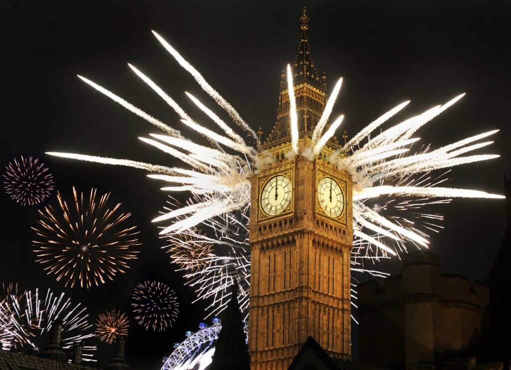 Big Ben NYE Fireworks - London NYE venue