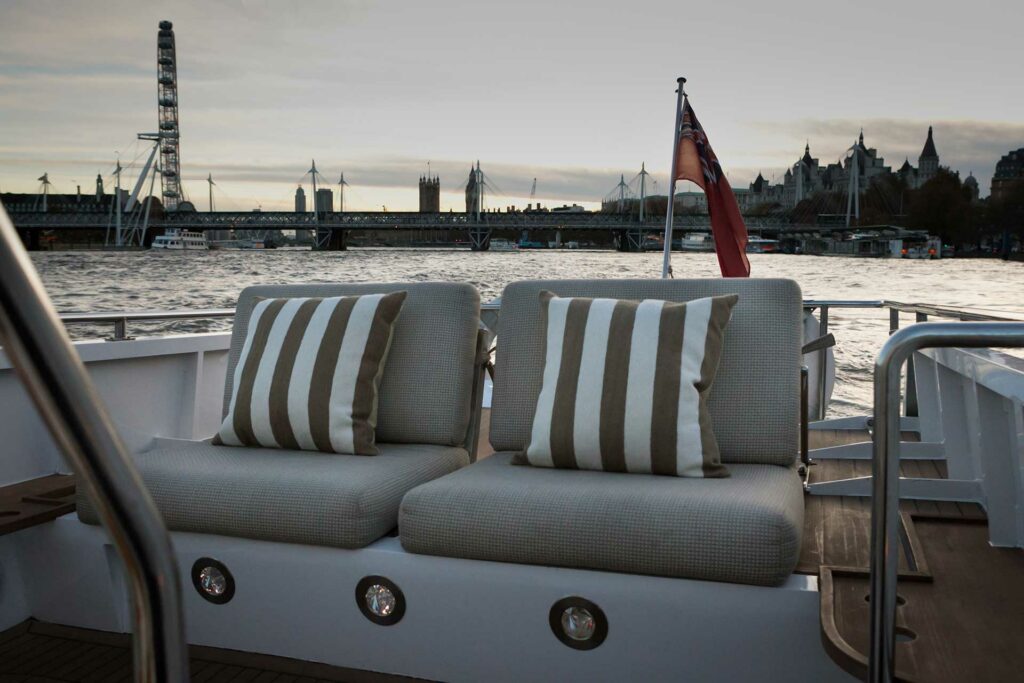 Relax on the Thames aboard the Silver Darling